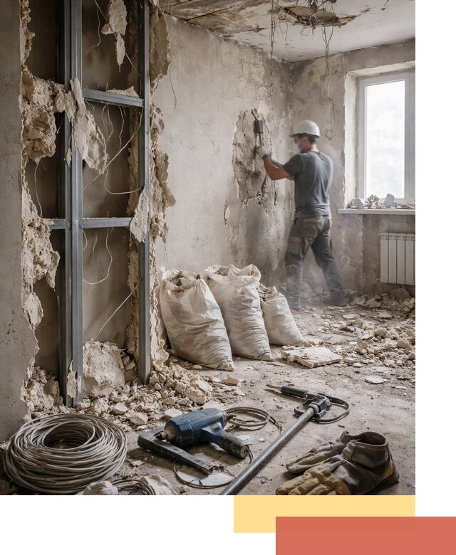 Профессиональный демонтаж зданий и конструкций в Гагарине