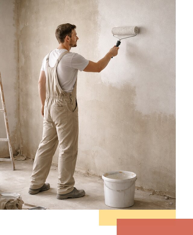 Грунтовка стен под отделку в Гагарине профессиональным раствором