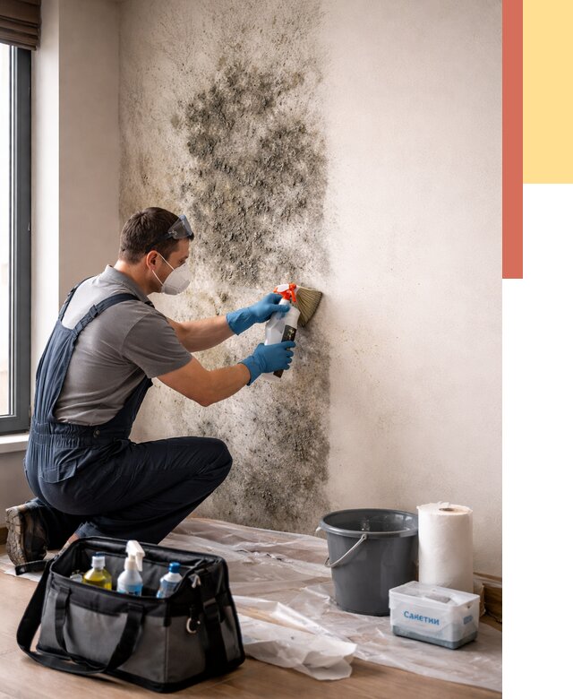 Удаление плесени со стен в Гагарине от 2237 руб. — быстро и недорого | ОТДЕЛОЧНИК-Ггр