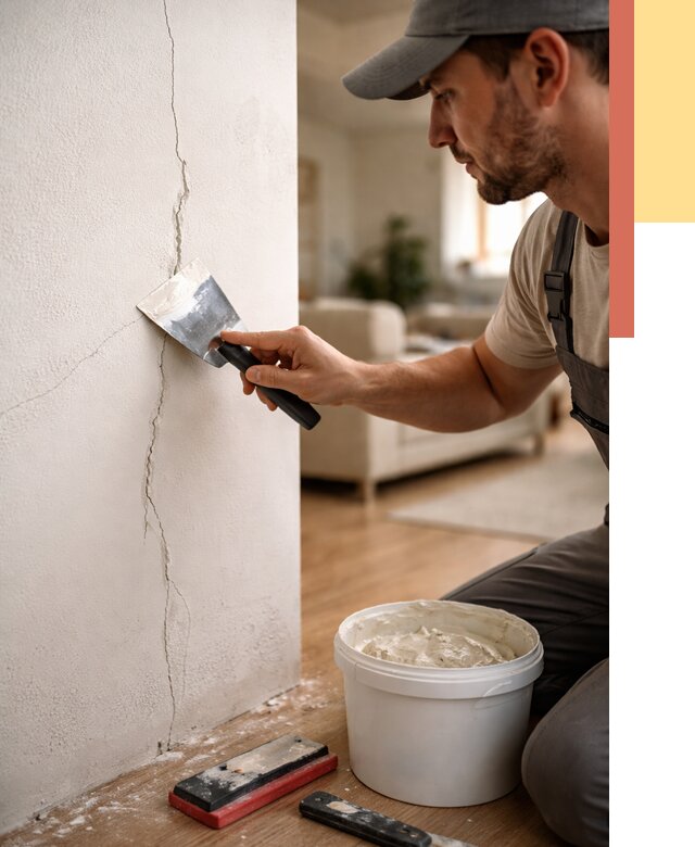 Заделка трещин и сколов в Гагарине от 2549 руб. — быстро и недорого | ОТДЕЛОЧНИК-Ггр