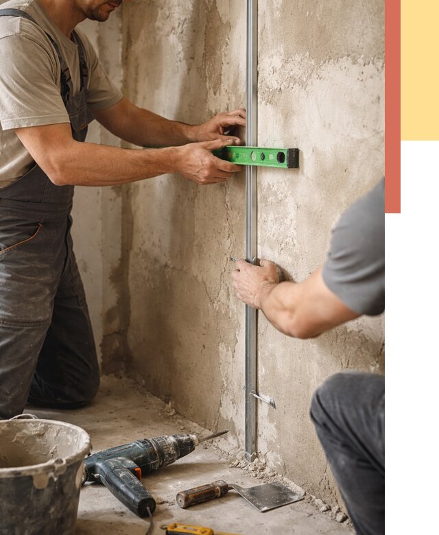 Установка штукатурных маяков в Гагарине от 7283 руб. — быстро и недорого | ОТДЕЛОЧНИК-Ггр