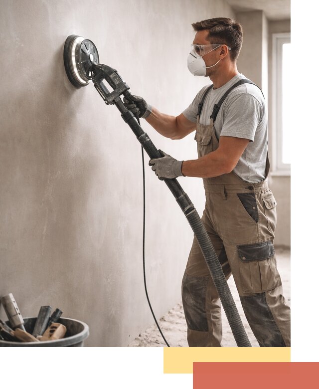 Профессиональная шлифовка стен в Гагарине быстро и качественно