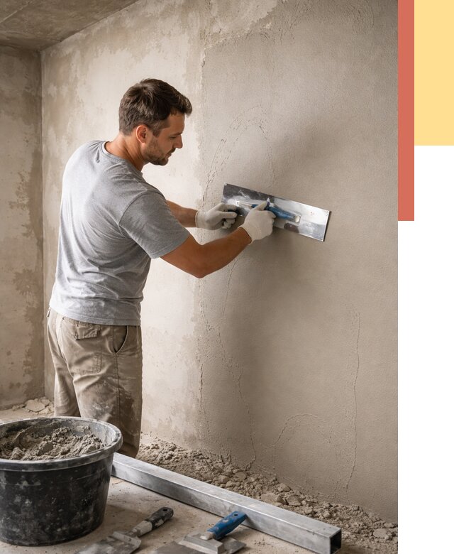 Штукатурка стен без маяков в Гагарине от 7491 руб/м2 — услуги и цена | ОТДЕЛОЧНИК-Ггр