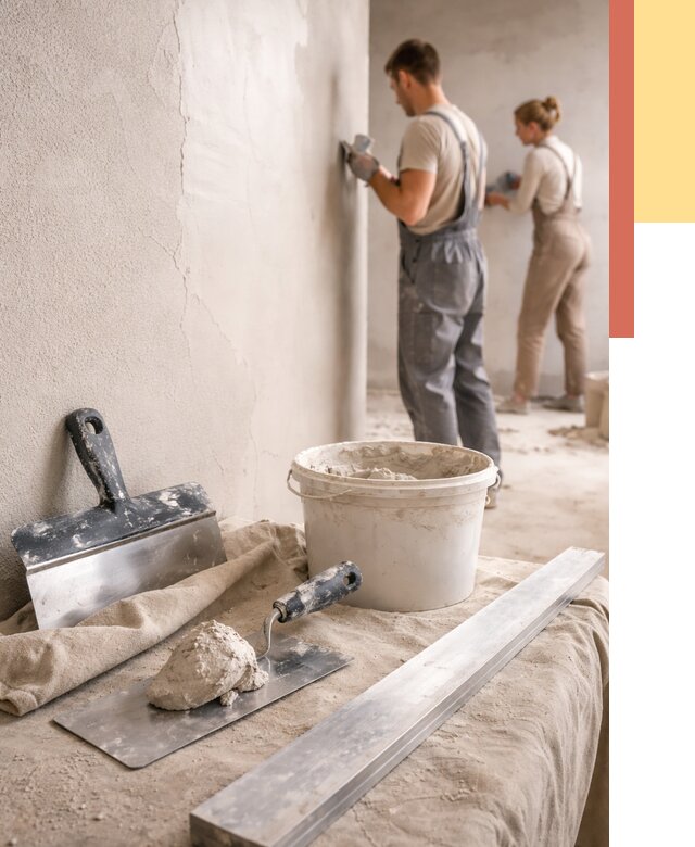 Штукатурка стен гипсовая в Гагарине от 4682 руб/м2 — быстро и недорого | ОТДЕЛОЧНИК-Ггр