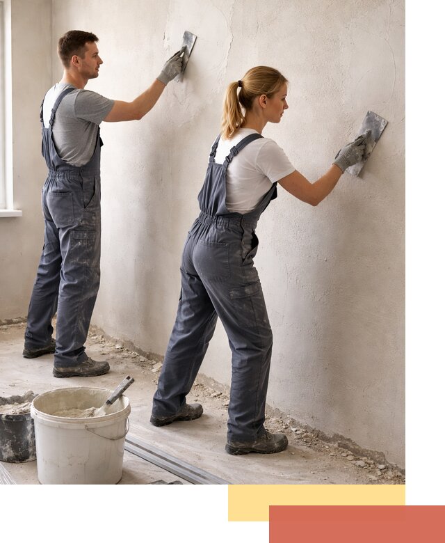 Штукатурка стен под обои в Гагарине профессионально и быстро