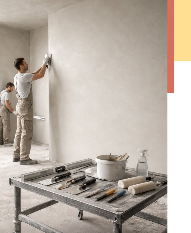 Штукатурка стен под покраску в Гагарине от 4682 руб./м² — качественно и недорого | ОТДЕЛОЧНИК-Ггр