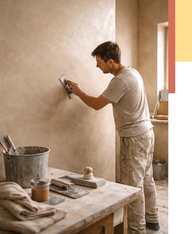 Марокканская штукатурка таделакт в Гагарине под ключ от 4370 руб. | ОТДЕЛОЧНИК-Ггр