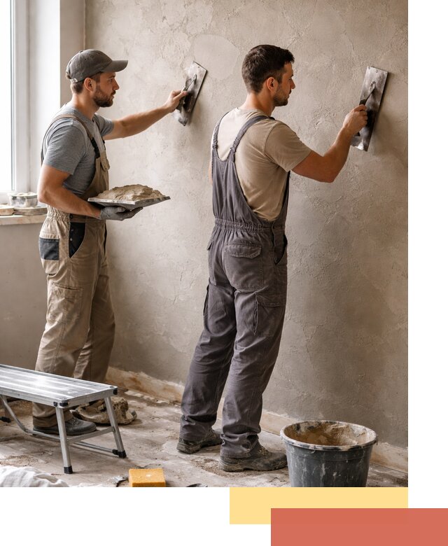 Ремонт декоративной штукатурки и восстановление фактуры в Гагарине