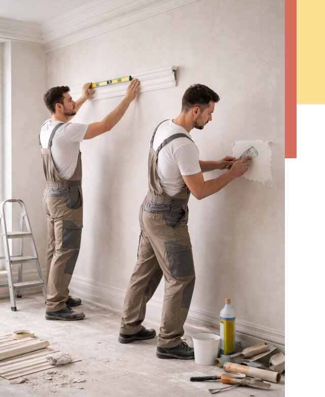 Монтаж лепнины на стены в Гагарине от 4682 руб. — недорого, быстро | ОТДЕЛОЧНИК-Ггр