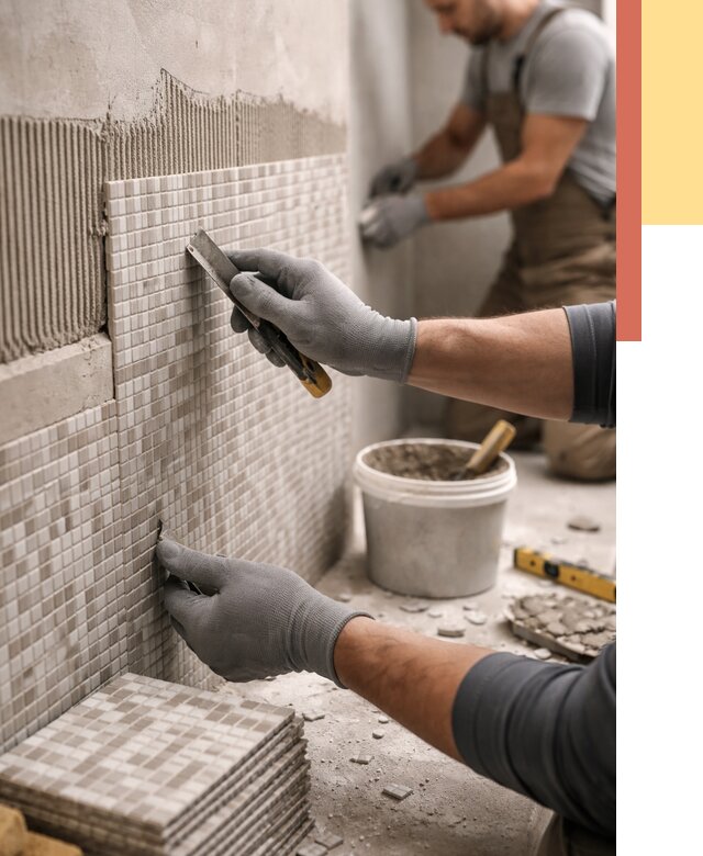 Облицовка стен мозаикой в Гагарине от 3329 руб/м2 — укладка мозаики на стены | ОТДЕЛОЧНИК-Ггр