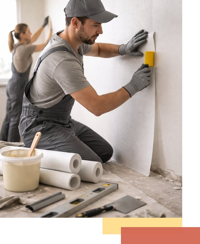 Поклейка стеклообоев профессионально в Гагарине