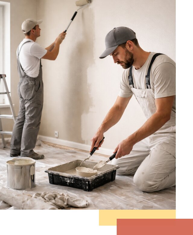 Покраска стен в квартире в Гагарине — профессионально и аккуратно