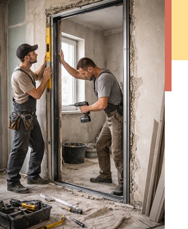 Закладка дверного проема в Гагарине от 3641 руб. — быстро и недорого | ОТДЕЛОЧНИК-Ггр