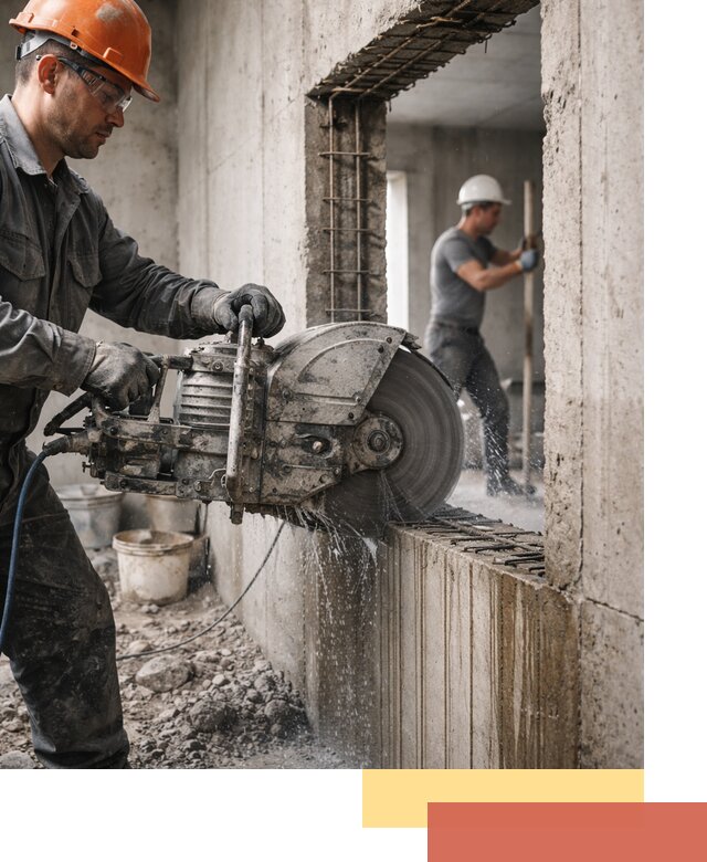 Алмазная резка проемов в Гагарине быстро и точно