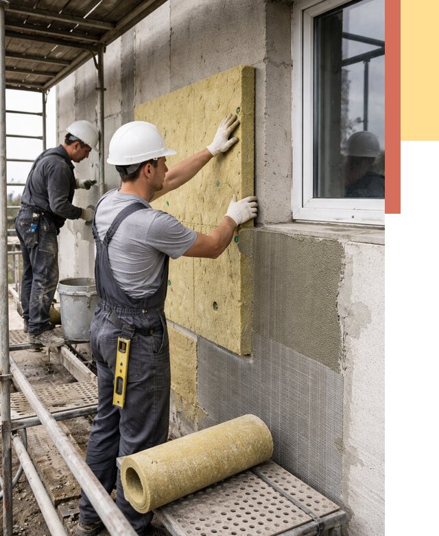 Утепление стен в Гагарине от 4474 руб. под ключ — быстро и недорого | ОТДЕЛОЧНИК-Ггр