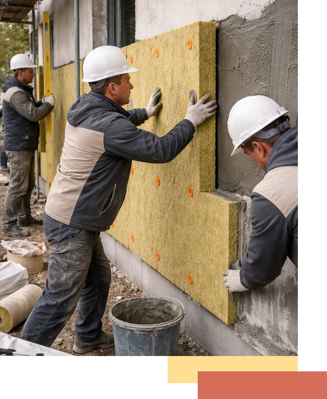 Утепление стен минватой в Гагарине — тепло и звукоизоляция