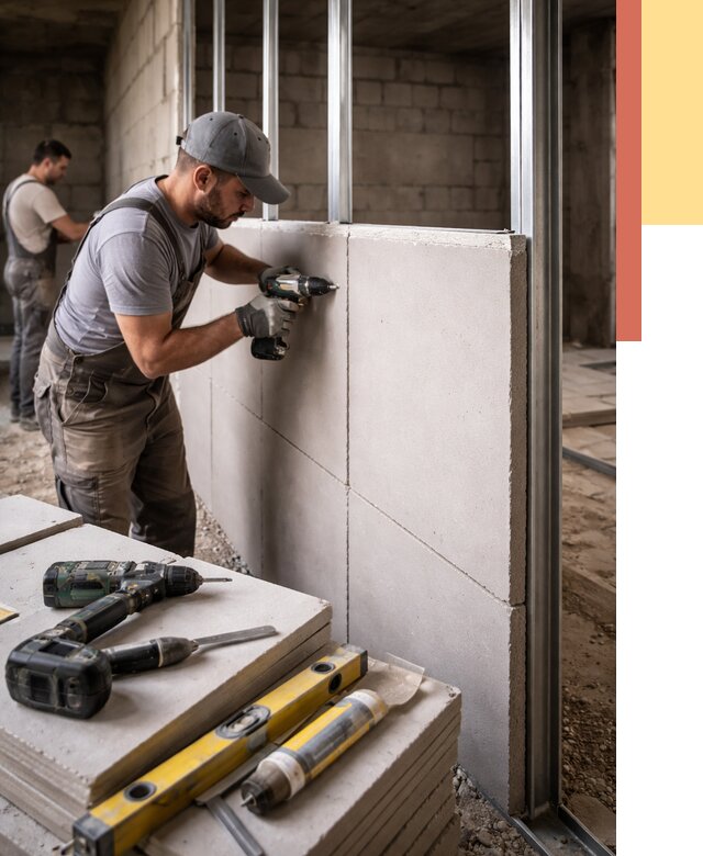 Кладка влагостойких перегородок ПГП в Гагарине от 1248 руб. под ключ | ОТДЕЛОЧНИК-Ггр