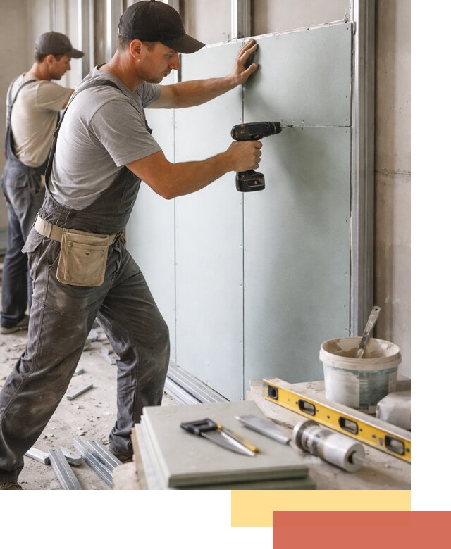 Кладка влагостойких перегородок ПГП в Гагарине