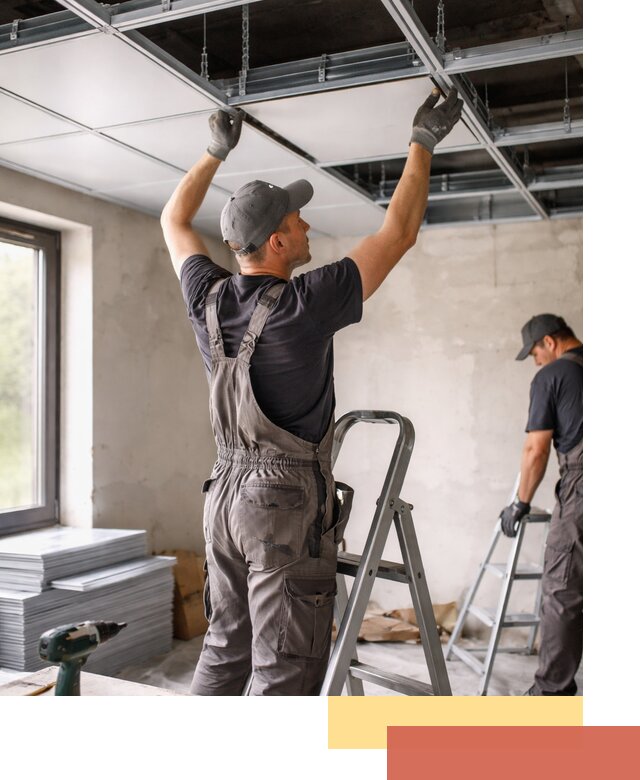 Монтаж кассетного потолка в Гагарине качественно и быстро