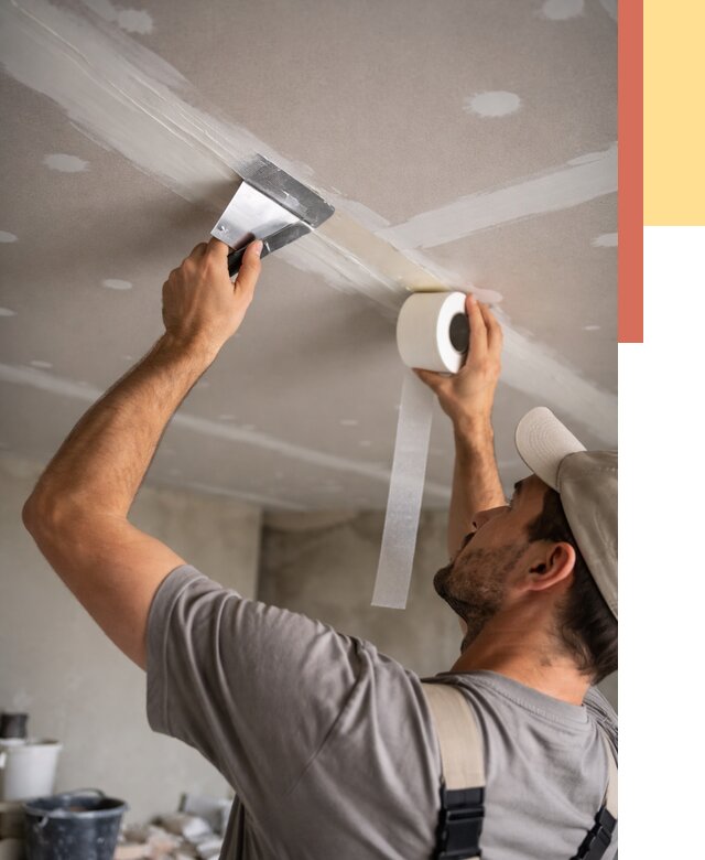 Обработка швов потолка ГКЛ в Гагарине от 7803 руб. под ключ | ОТДЕЛОЧНИК-Ггр