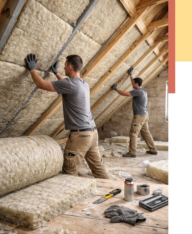 Утепление потолка минватой в Гагарине от 1509 руб. — быстро и недорого | ОТДЕЛОЧНИК-Ггр